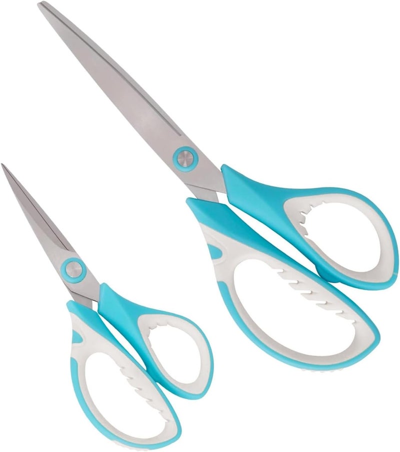 MANUFORE Professional Sewing Scissors Set: Big and Small Scissors, Rotary Cutter with 3pcs Extra Blades for Cutting Fabric - Image 3